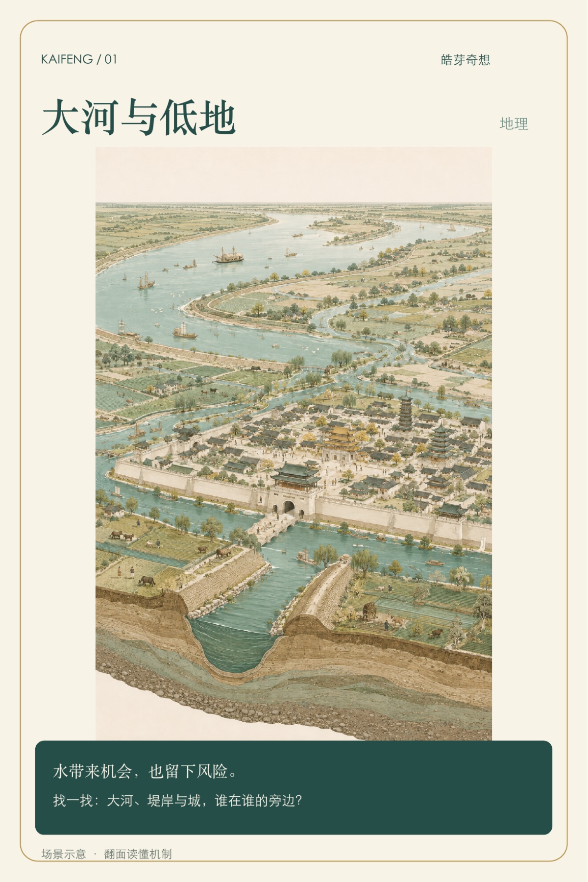 大河与低地：城市观察场景