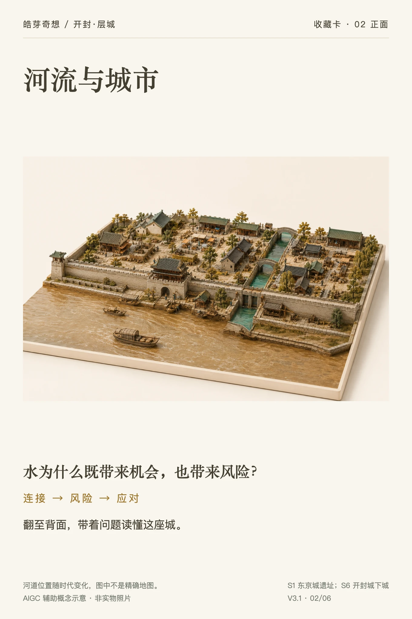 河流与城市 · 主题正面