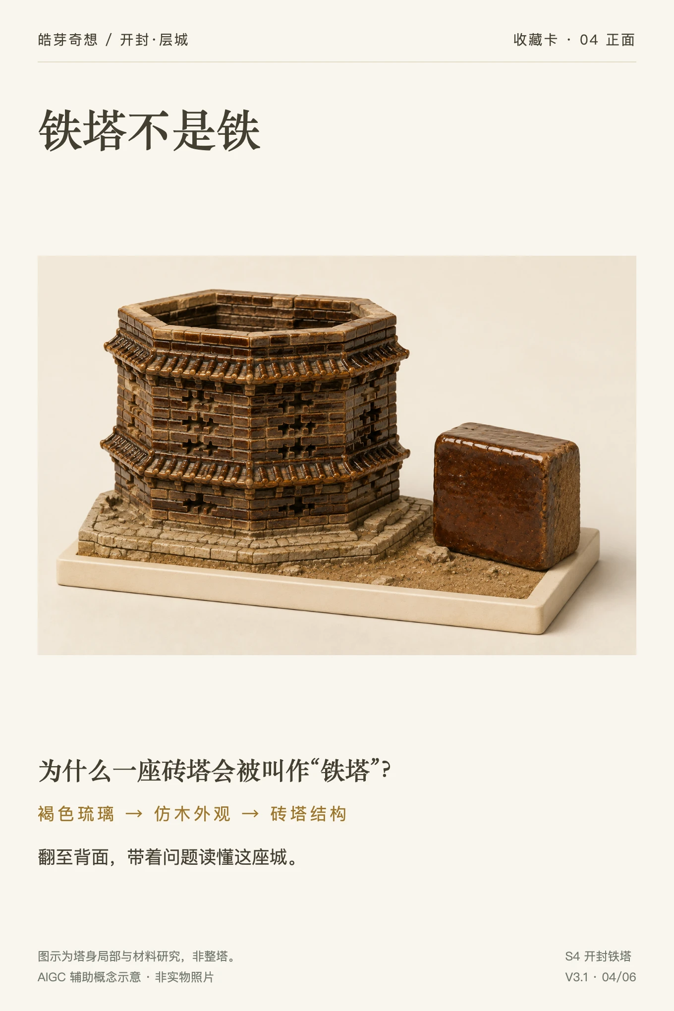 铁塔不是铁 · 主题正面